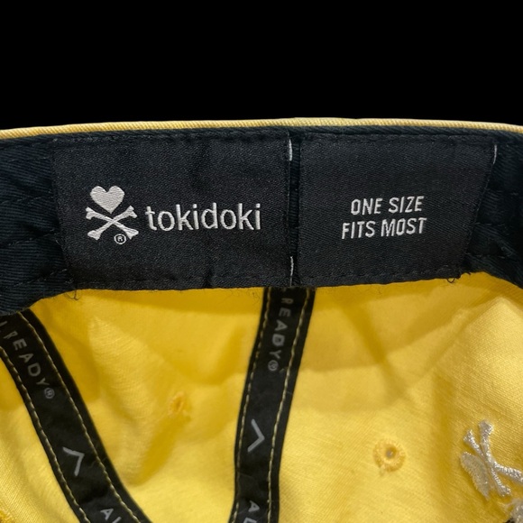 TOKIDOKI Pop Star Unicorno Snapback Trucker Hat Adjustable Yellow - Picture 7 of 10